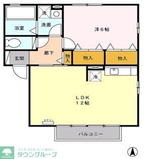Comfortの物件間取画像