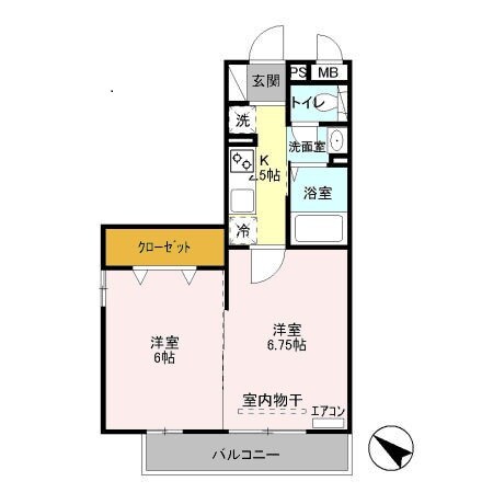 エミナンスの物件間取画像