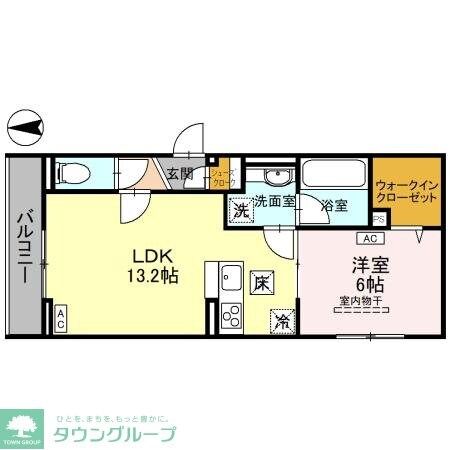 アニヴェルセルの物件間取画像