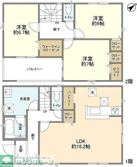Kolet岩槻北の物件間取画像