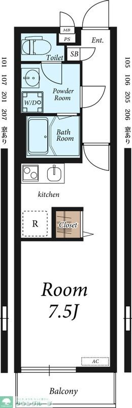 リブリ・加倉の物件間取画像