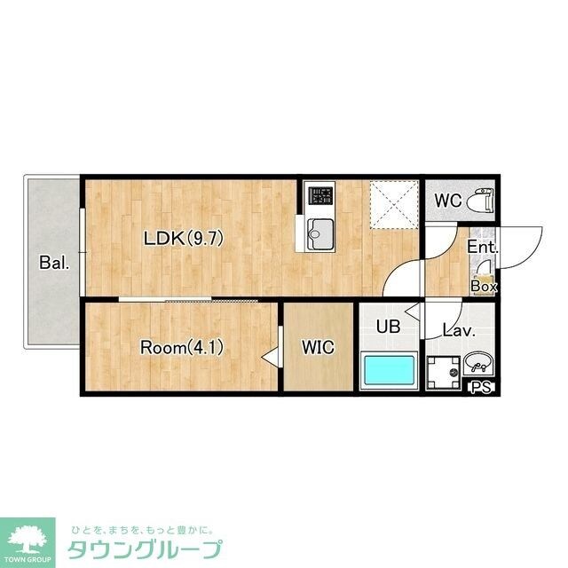 ジーメゾン春日部小渕の物件間取画像