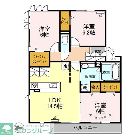 ロイジェントパークスレイクタウン III Lの物件間取画像