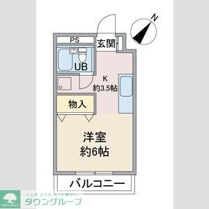 ASコーポの物件間取画像