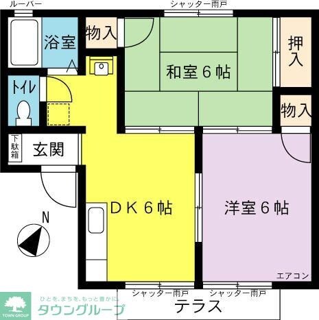 セジュール愛でるの物件間取画像