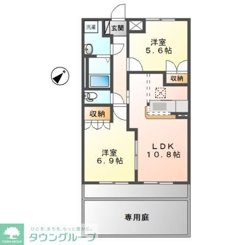 プロニティおおたかの森の物件間取画像