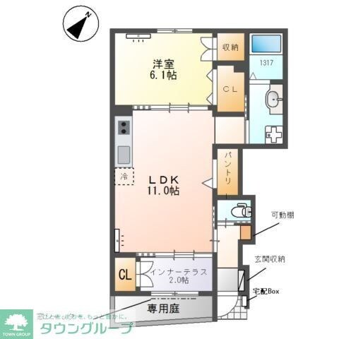 クレシア -Crecia-の物件間取画像