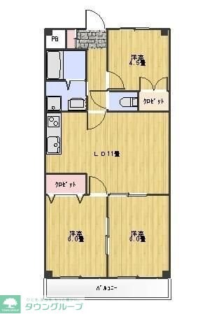 メゾントミタの物件間取画像