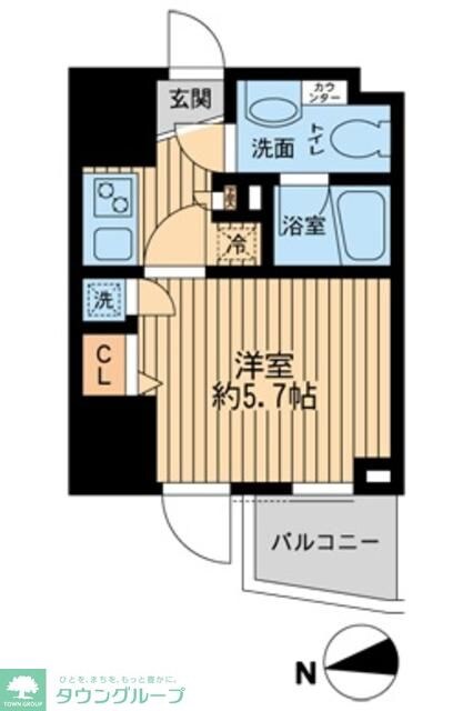 ライブコート草加の物件間取画像