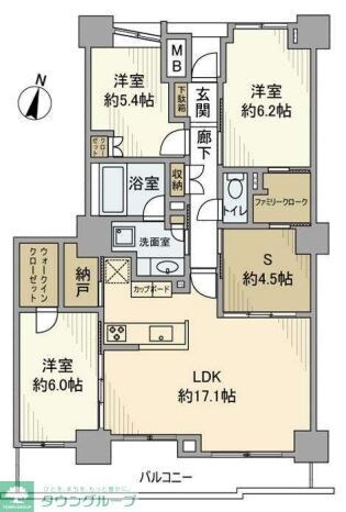 ザ・ファーストタワーの物件間取画像