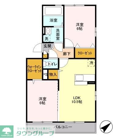 ヒルズガーデンの物件間取画像