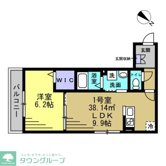 RIZE春日部の物件間取画像
