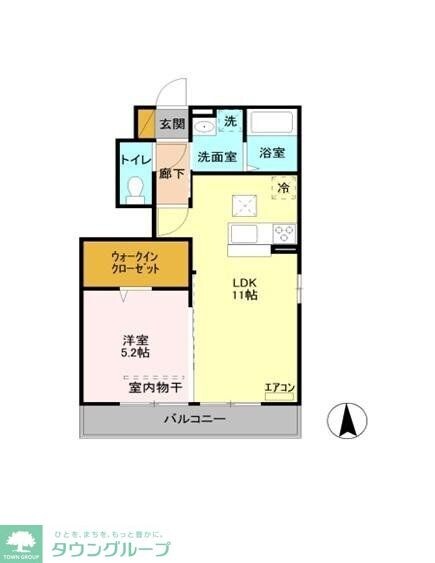 Lupinus(ルピナス)の物件間取画像