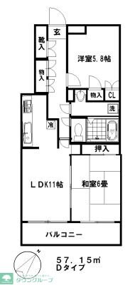 藤重弐番館の物件間取画像