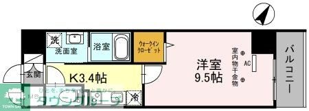 グレースクレスト八潮の物件間取画像