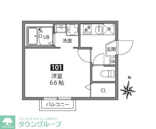 soraせんげん台の物件間取画像