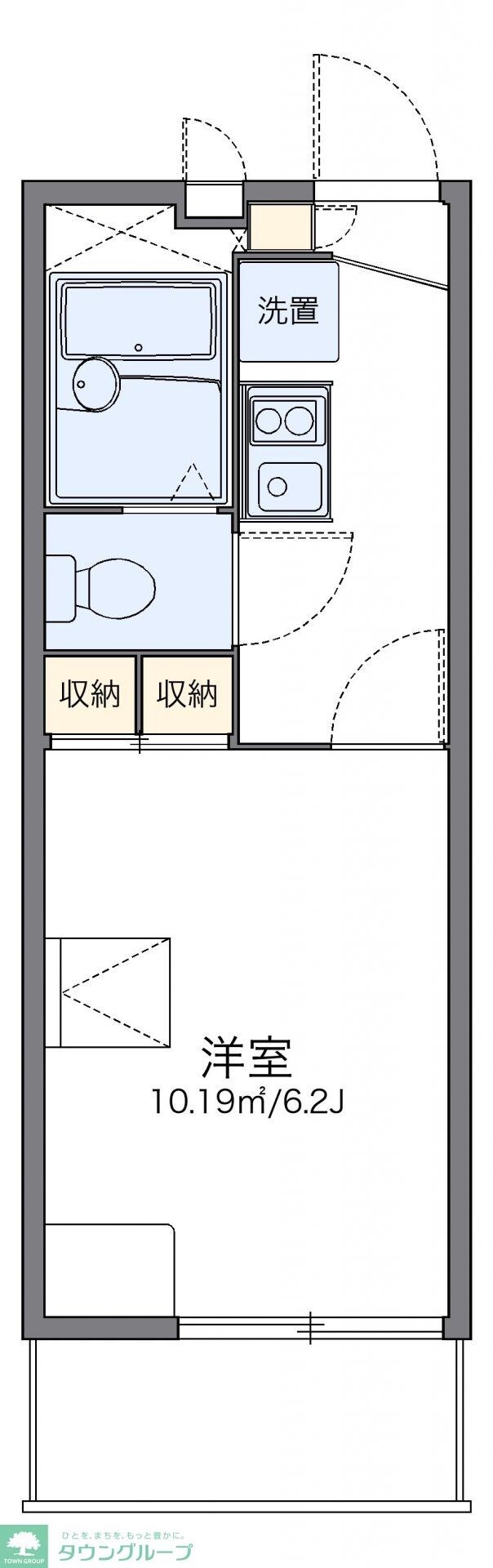 レオパレスブルージュの物件間取画像