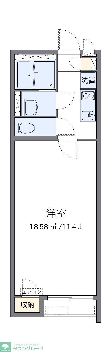 クレイノプランドールの物件間取画像