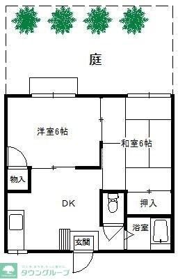 コーポ茜の物件間取画像