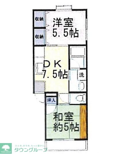 コーポ龍宝の物件間取画像