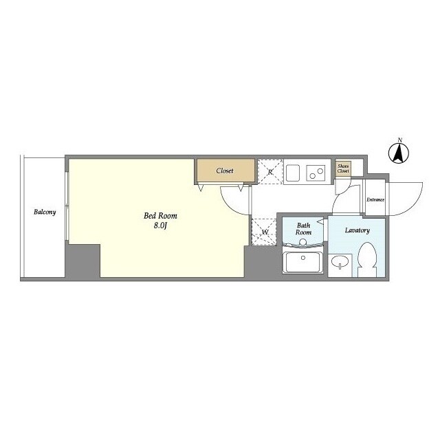 アルファコート蕨4の物件間取画像