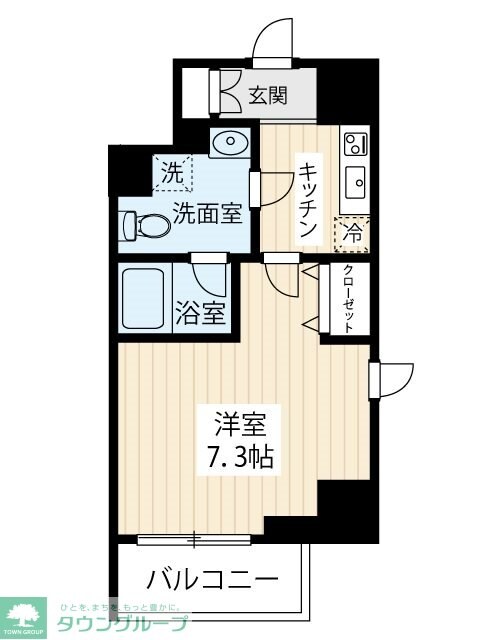アンベリール西川口参番館の物件間取画像