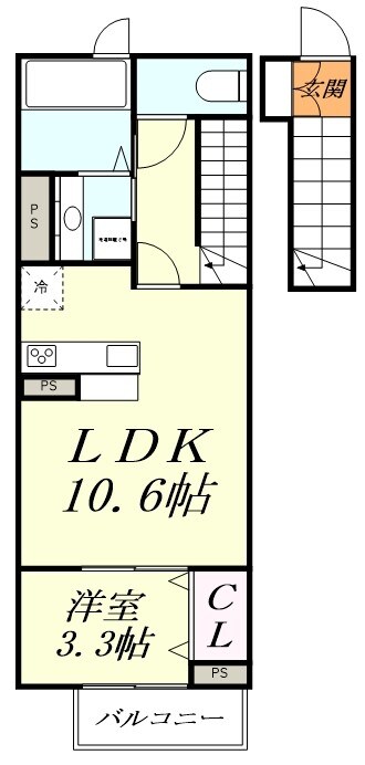 ソレアードの物件間取画像