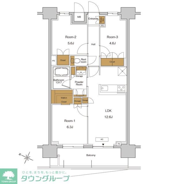 RJRプレシア東十条ガーデンの物件間取画像