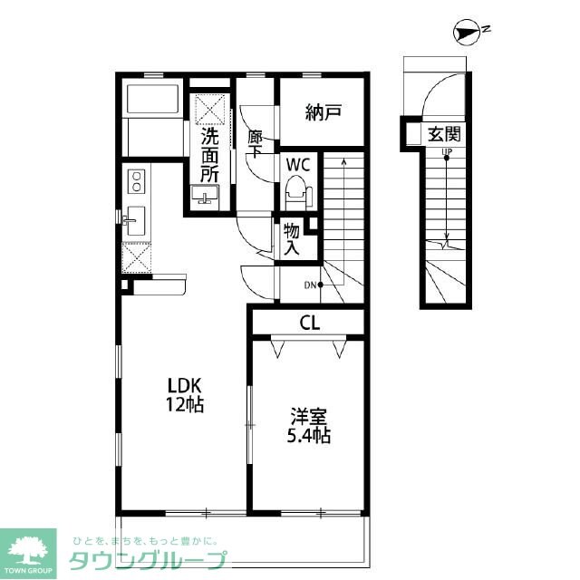 アムール 新町の物件間取画像