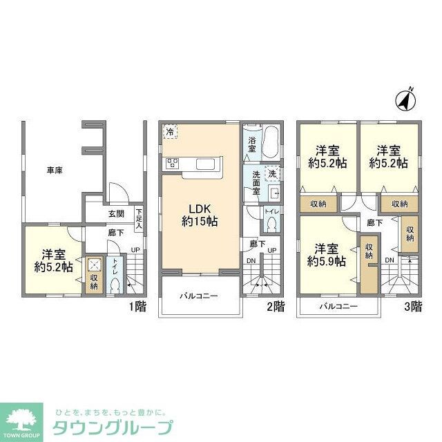 Kolet東大成町#07の物件間取画像
