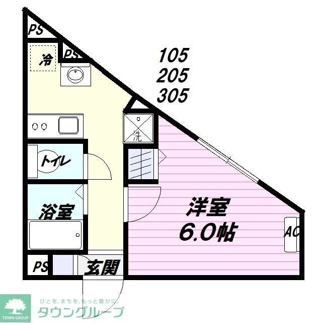The Garlandsの物件間取画像