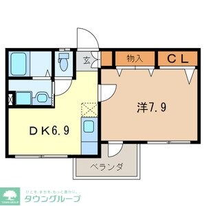 ボヌールC棟 913717の物件間取画像