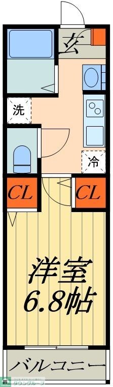 エフプレスト川口南鳩ヶ谷の物件間取画像