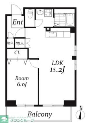 リバーサイドMAKIBAの物件間取画像