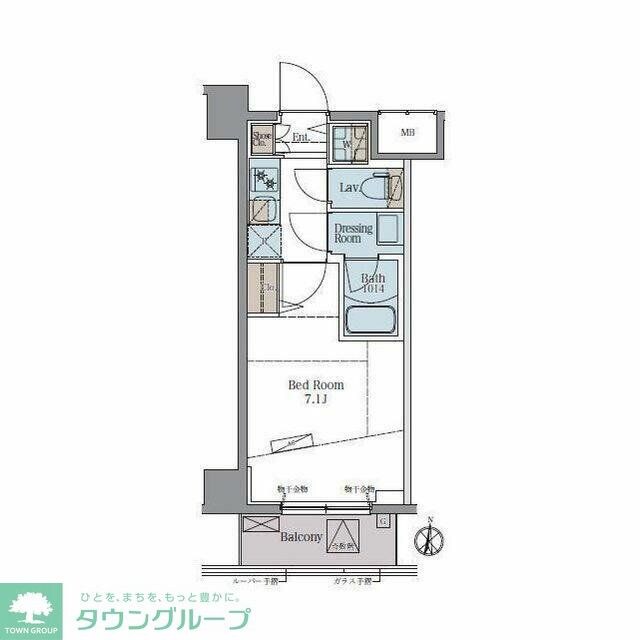 ラグゼナ戸田公園Iの物件間取画像