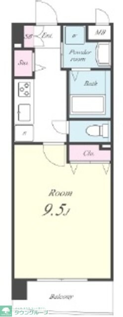 グレイスコートの物件間取画像