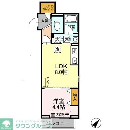 パルナシウスの物件間取画像