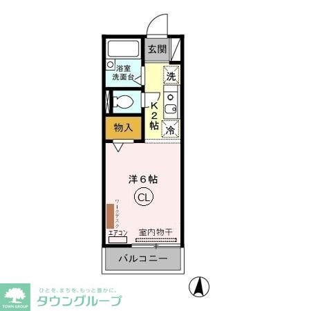 セジュール東川口の物件間取画像