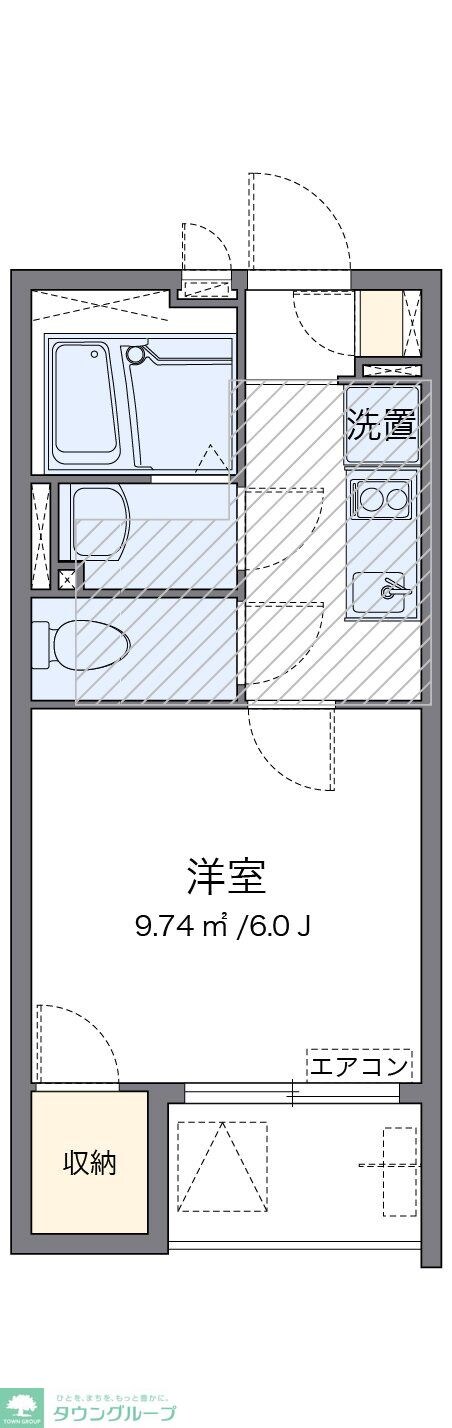 ミランダオカムラハイツ4の物件間取画像