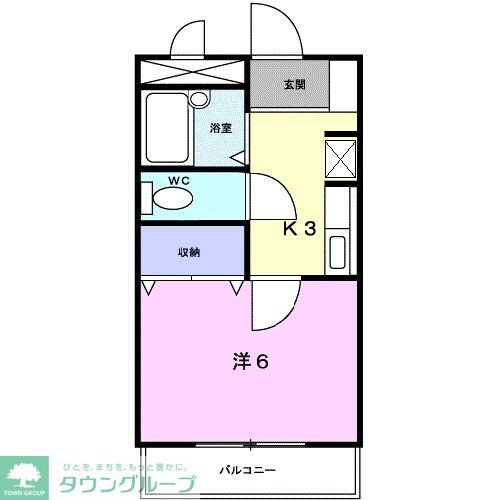 ラカーサ壱番館の物件間取画像