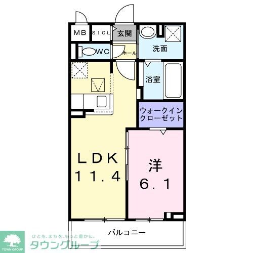 喜鈴の物件間取画像