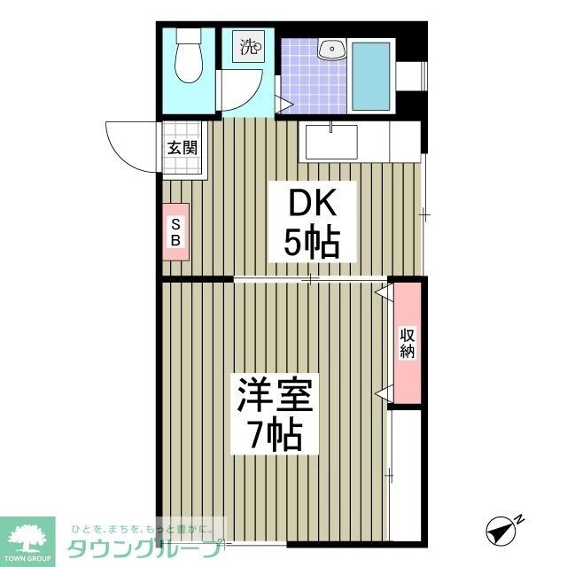 NKハイム元郷の物件間取画像