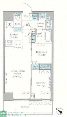 La Clair南浦和の物件間取画像