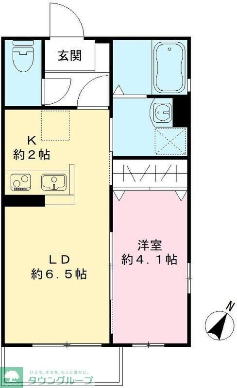 レグルス中央の物件間取画像