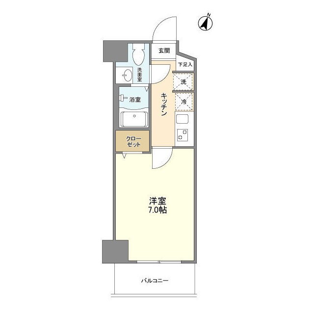 アルファコート西川口26の物件間取画像