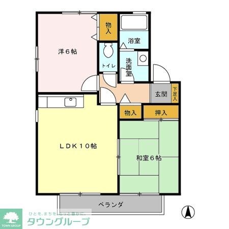 エーデル Iの物件間取画像