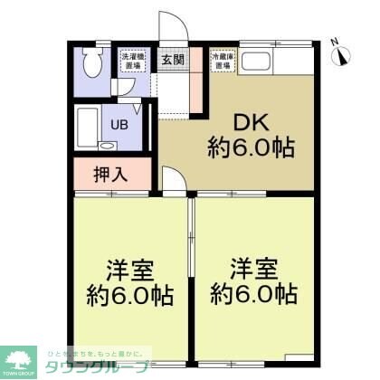 エステートピア三橋の物件間取画像