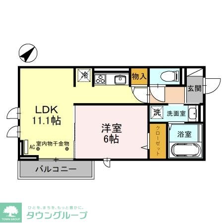 Embellir西大宮の物件間取画像