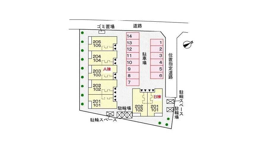 アリエッティB棟の物件内観写真