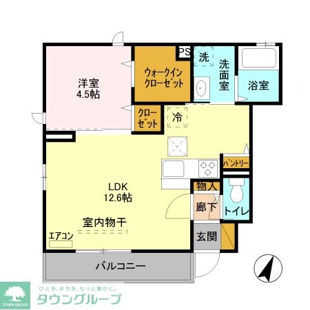 エステート・シマムラ Cの物件間取画像